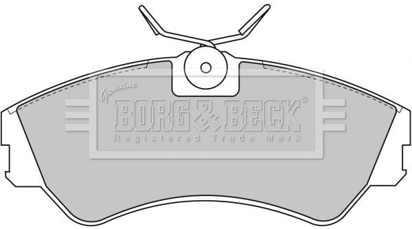 BORG & BECK Jarrupala, levyjarru BBP1316